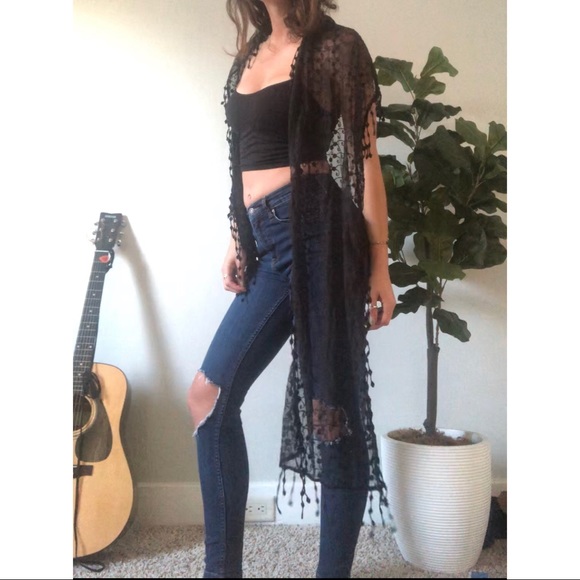 🖤Sexy lace Black Scarf Shawl❤️‍🔥 - Picture 2 of 4